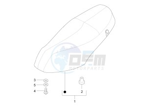 Zip 100 4T 2011-2014 (VieTnam) drawing Saddle seats - Tool roll