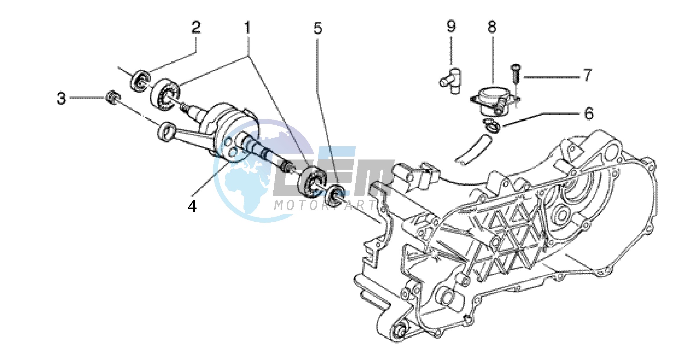 Crankshaft - Air compressor