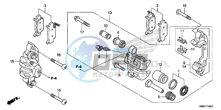 FRONT BRAKE CALIPER