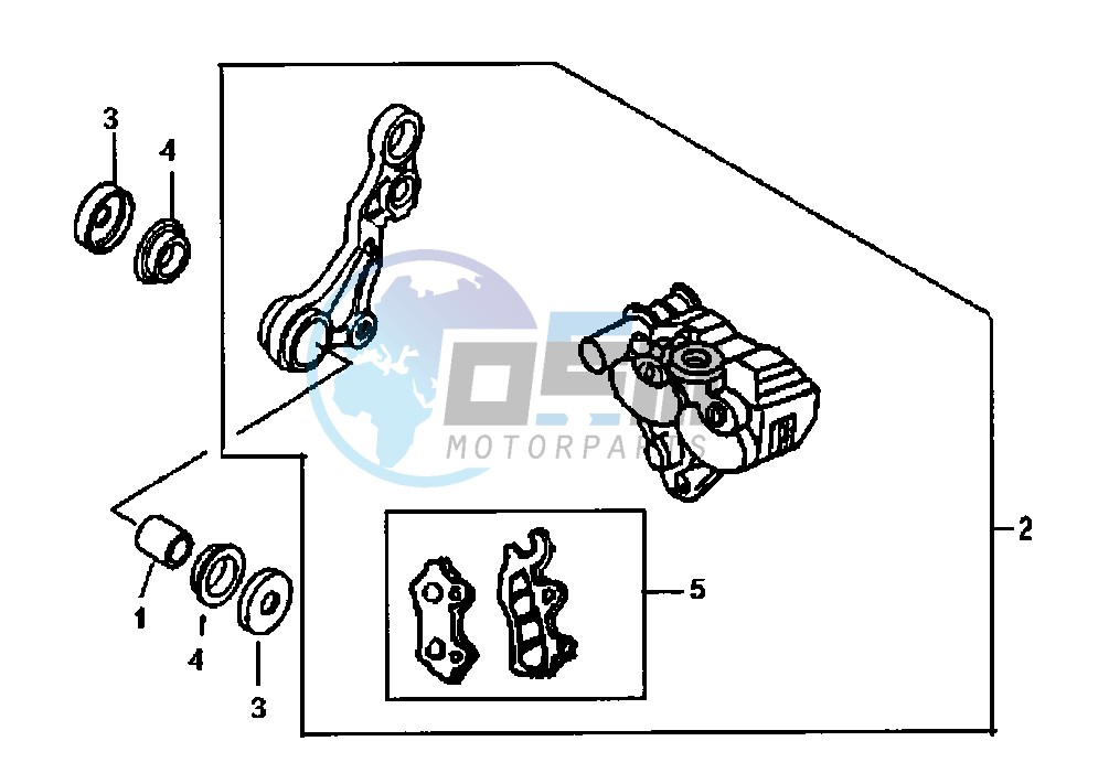 FRONT BRAKE CALLIPER