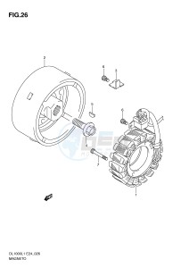 DL1000 (E24) V-Strom drawing MAGNETO