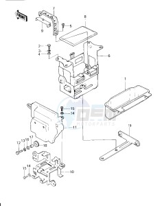 KZ 750 H [LTD] (H1) [LTD] drawing BATTERY CASE_TOOL CASE -- 80 H1- -