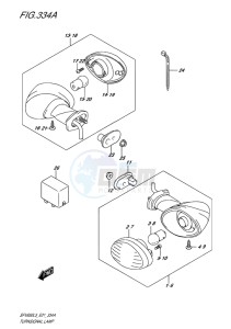 SFV 650 GLADIUS EU drawing TURNSIGNAL LAMP