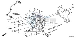 NSC110MPDE NSC110MPDE UK - (E) drawing CYLINDER HEAD