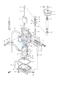 TS200R (E28) drawing CARBURETOR