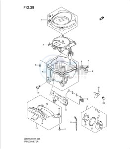 VZ800K9 drawing SPEEDOMETER (MODEL K5/K6/K7/K8)