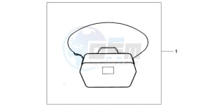 CBF600N9 Europe Direct - (ED) drawing INNERBAG TOPBOX