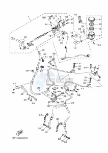 MT-10 MTN1000D (BGG6) drawing FRONT MASTER CYLINDER