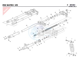 RS2-125-MATRIX-RED drawing SUSPENSION