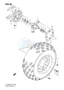 LT-Z400 (E19) drawing FRONT WHEEL