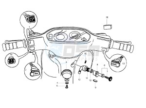 NRG EXTREME 50 drawing Handlebar Switch