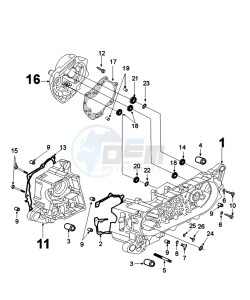 TWEET A YO N drawing CRANKCASE