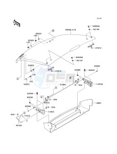 KAF 400 B [MULE 600] (B6F-B9F) B8F drawing FENDERS