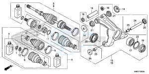 TRX680FAH Europe Direct - (ED) drawing REAR KNUCKLE