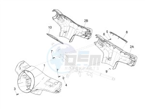 GTS 125 E4 ABS 4T SUPER (EMEA) drawing Handlebars coverages