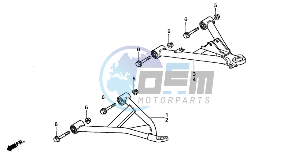 FRONT ARM (TRX300) ('83-'95)