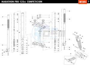 MARATHON-125-PRO-COMPETIZIONE drawing SUSPENSION