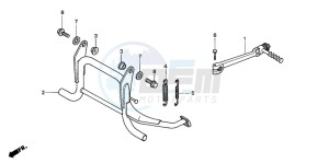 SJ50 BALI drawing PEDAL