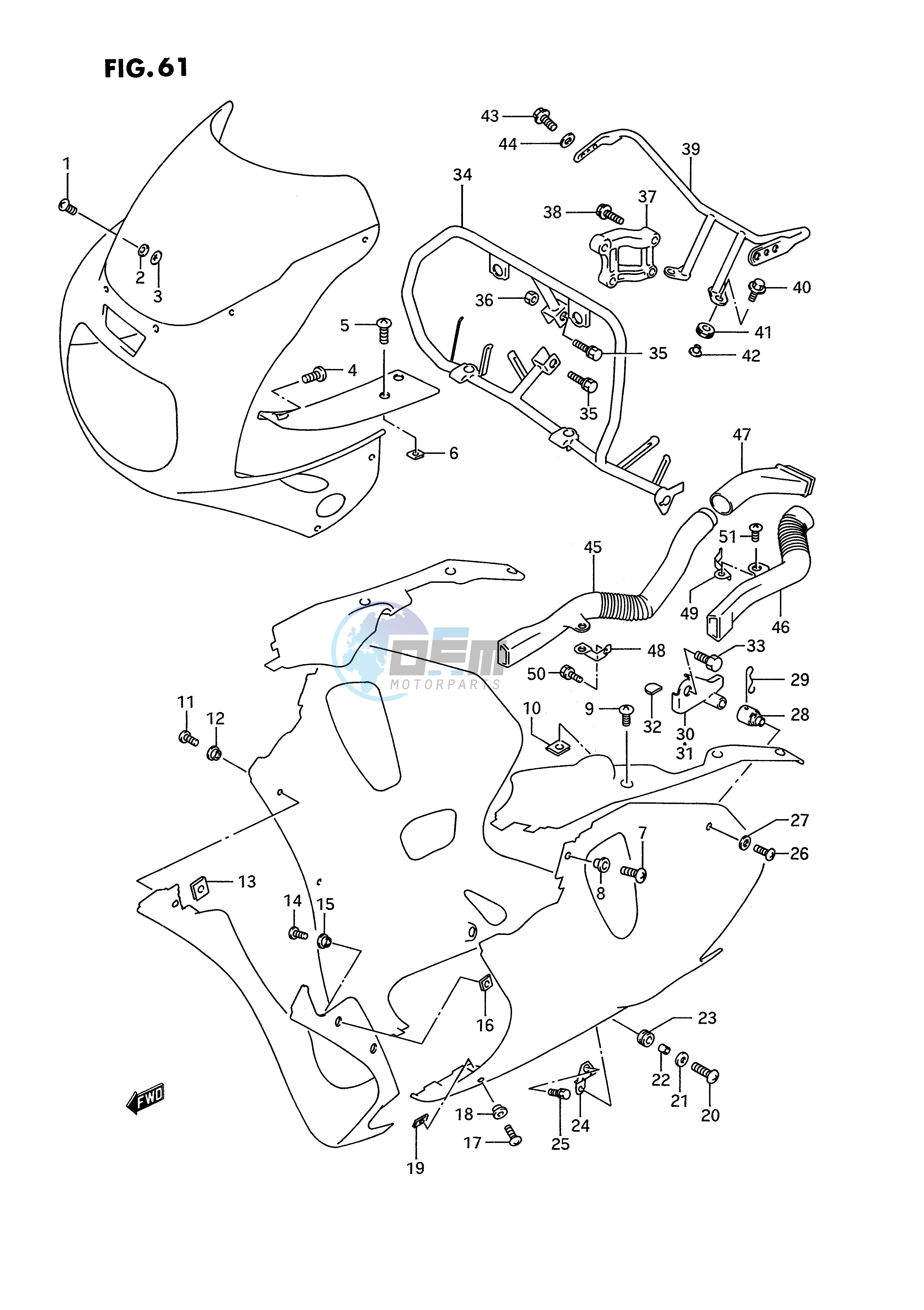 INSTALLATION PARTS (MODEL N P)