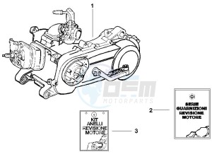 Runner 50 SP drawing Engine assembly