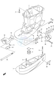 DF 300AP drawing Drive Shaft Housing