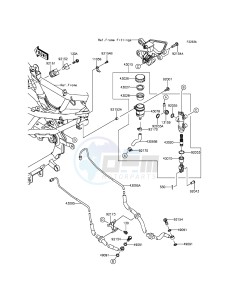 NINJA 250SL ABS BX250BGF XX (EU ME A(FRICA) drawing Rear Master Cylinder