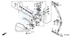 XL1000V9 Europe Direct - (ED) drawing FR. BRAKE MASTER CYLINDER (XL1000V)