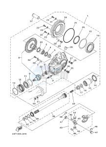 XT1200Z (23PM) drawing DRIVE SHAFT