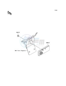 VN1700 CLASSIC VN1700E9F GB XX (EU ME A(FRICA) drawing Reflectors