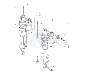 XJR 1300 drawing REAR SHOCK ABSORBER