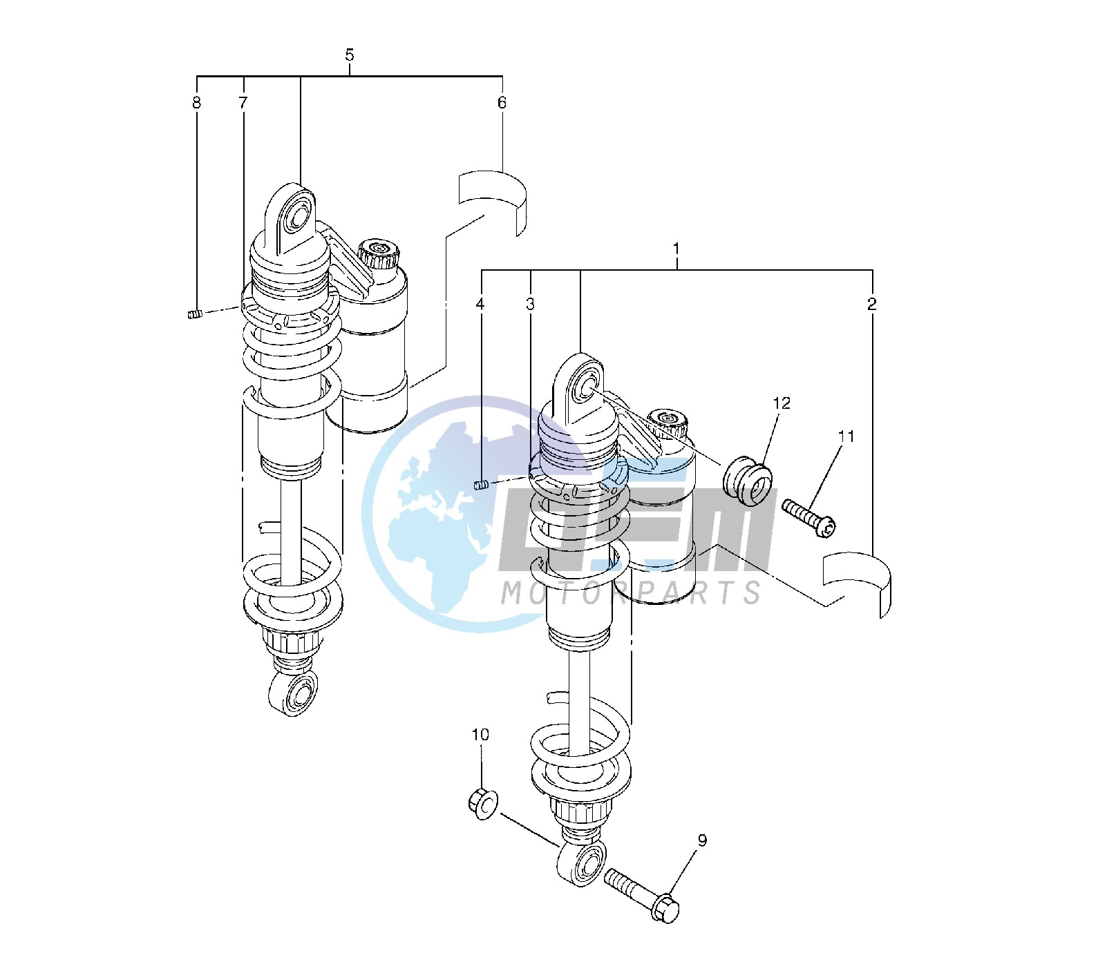 REAR SHOCK ABSORBER