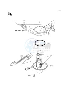 NINJA ZX-10R ZX1000-C2H FR GB XX (EU ME A(FRICA) drawing Fuel Pump