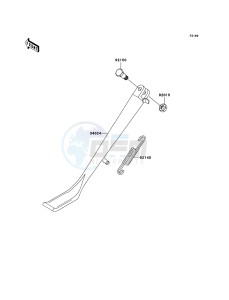 VN800 CLASSIC VN800B6F GB XX (EU ME A(FRICA) drawing Stand(s)