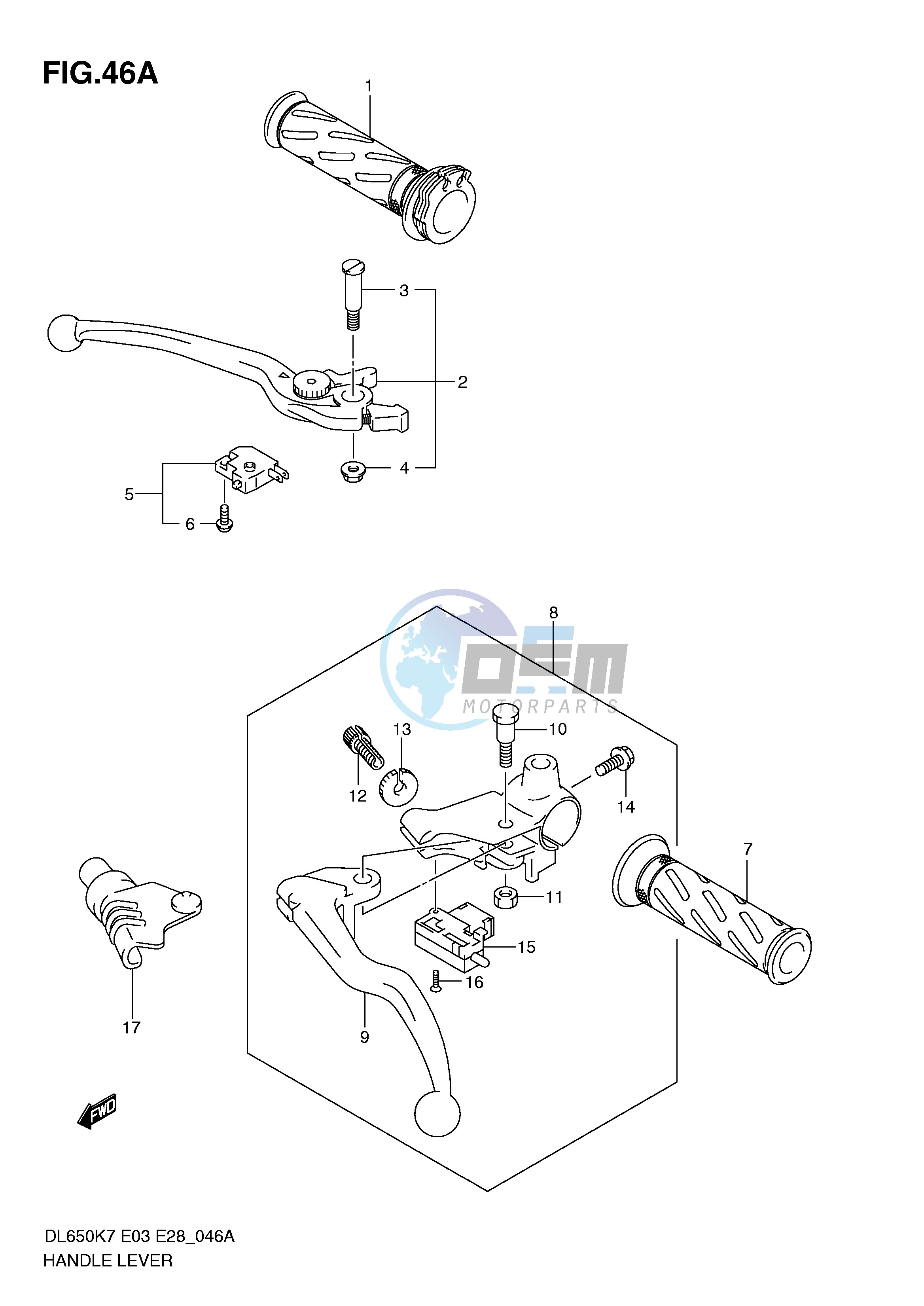 HANDLE LEVER (MODEL L0)