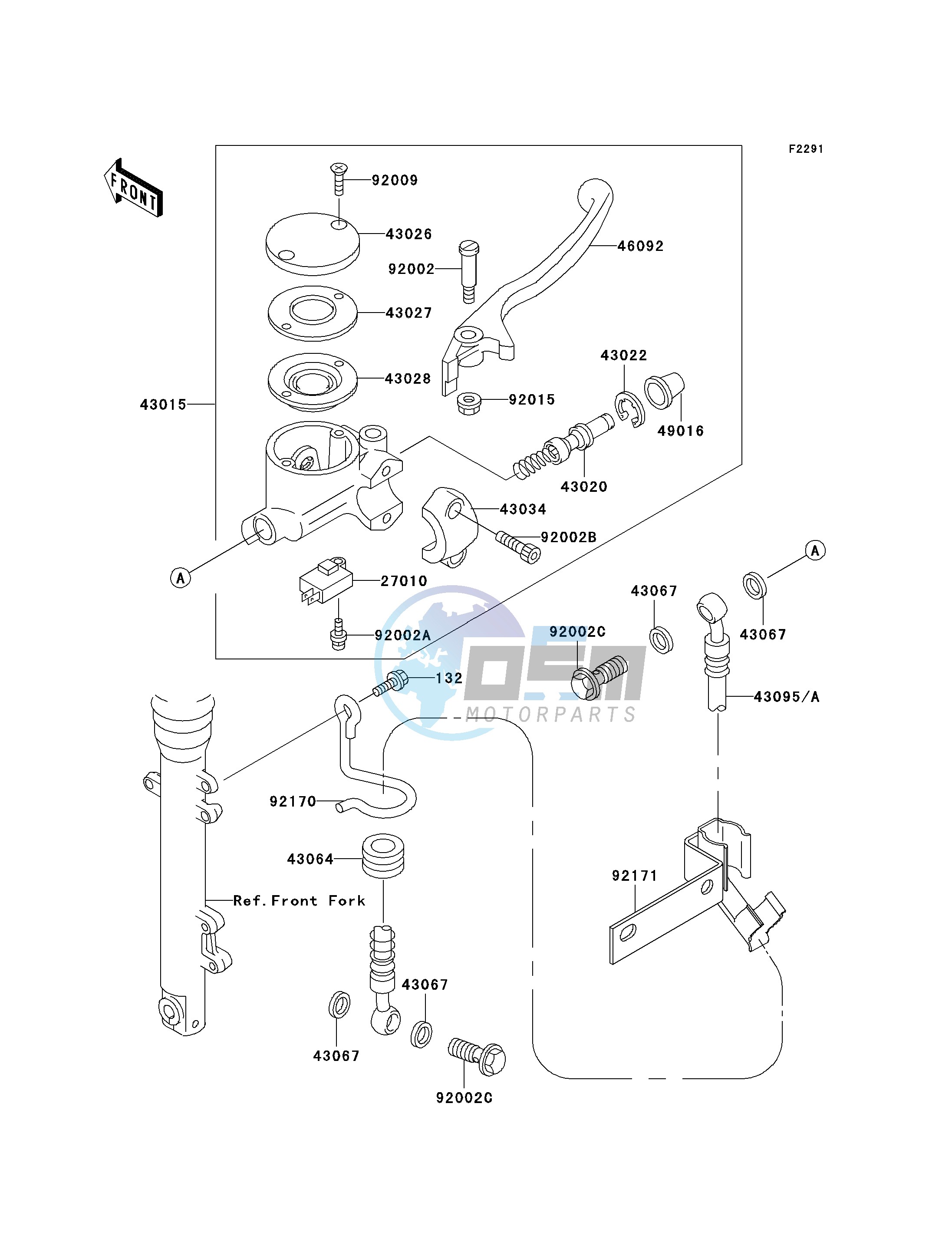 FRONT MASTER CYLINDER