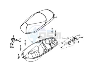 SYMPHONY SR 50 (L8) NL drawing BUDDYSEAT