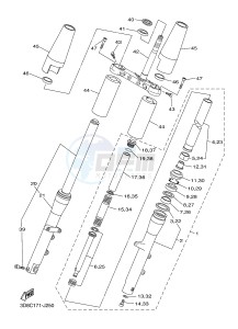 XVS1300A MIDNIGHT STAR (11C9) drawing FRONT FORK