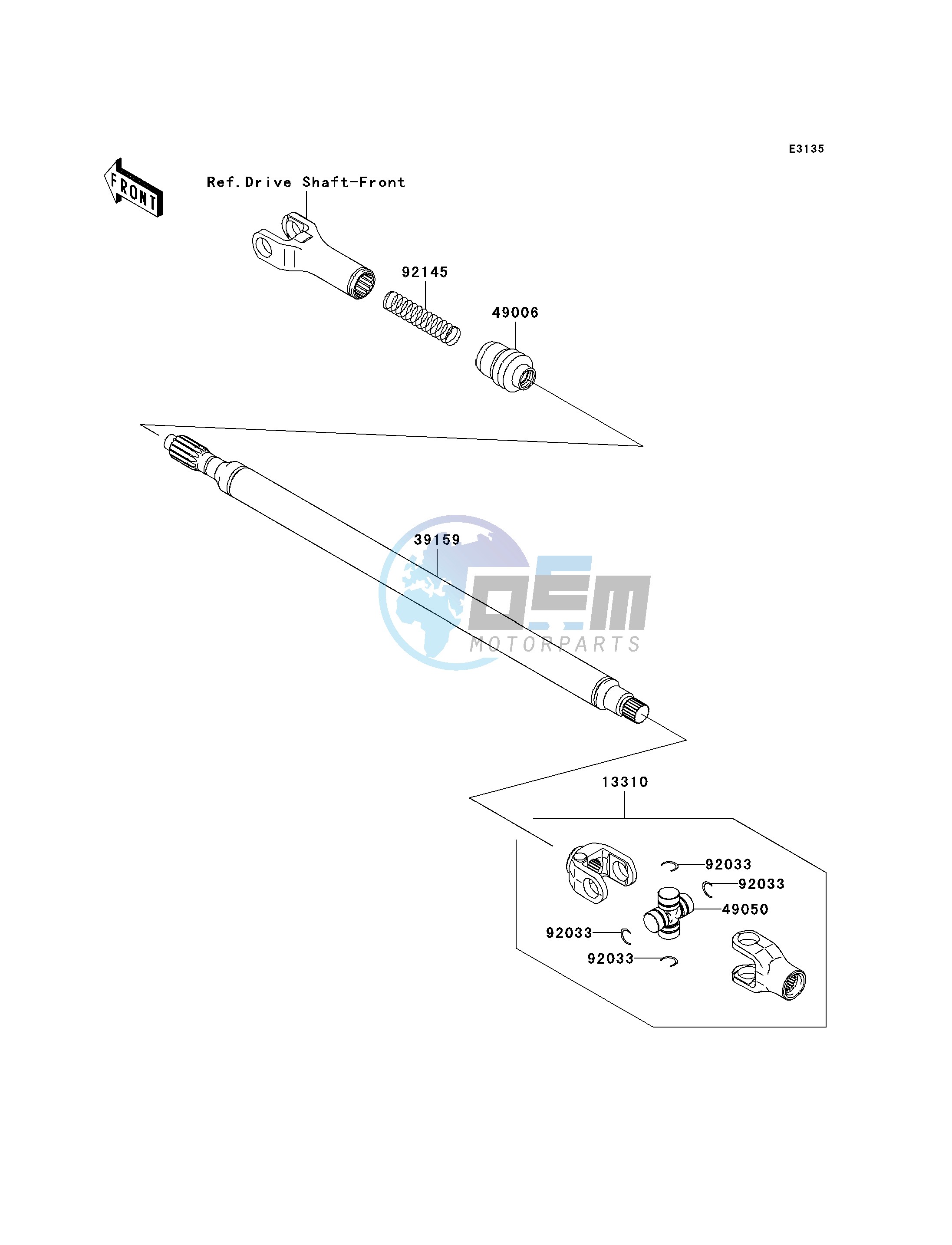 DRIVE SHAFT-PROPELLER