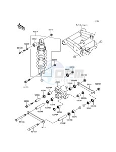 Z800 ZR800EGF UF (UK FA) XX (EU ME A(FRICA) drawing Suspension/Shock Absorber