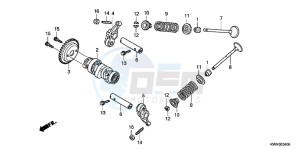 WW125EX2C drawing CAMSHAFT/VALVE