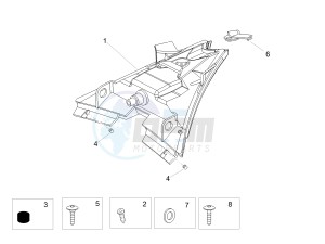 TUONO 1100 V4 FACTORY E4 SUPERPOLE ABS (NAFTA) drawing Taillight