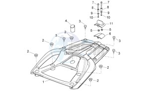 Sport City Cube 125-200 carb e3 drawing Top box support