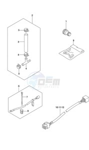 DF 150 drawing Harness (1) (Model: TG/ZG)