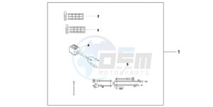 CBF1000SA UK - (E / ABS MKH) drawing HEATED GRIPS