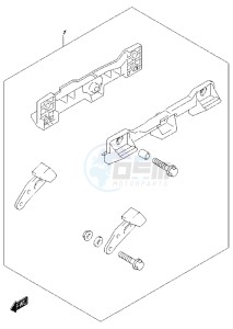 DL650 drawing OPTIONAL (SIDE CASE BRACKET SET)