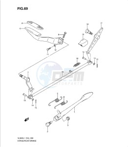 VL800 drawing REAR BRAKE