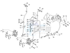 Nexus 500 e3 drawing Brakes hose  - Calipers