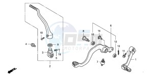 CRF150RB CRF150RB drawing PEDAL/KICK STARTER ARM