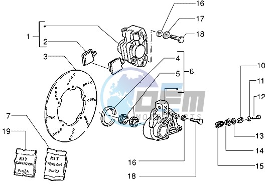 Brake caliper - Brake disc