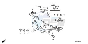 GL18009 France - (F / AB CMF NAV) drawing COWL STAY